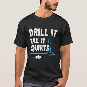 Camiseta Fure até espirrar Pesca no Gelo Pescador de Gelo