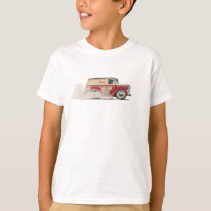 Camiseta Furgão de entrega de desenho animado retrô