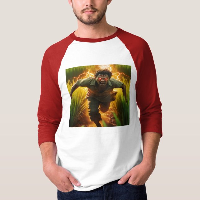 Camiseta  “Fúria Ancestral: O Despertar do Guerreiro da Tem (Frente)