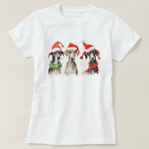 Camiseta Fúria Cachorro Cachorro e Natal Brilhante