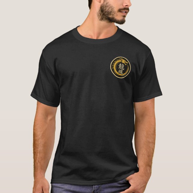 Camiseta Fúria da Chama Dourada (Frente)