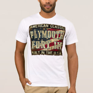 Camiseta Fúria III de Plymouth - carro clássico construí
