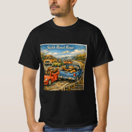 Camiseta Fúria na Estrada do Preguiça – Carro em Aquarela I