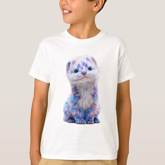 Camiseta Fúria Pastel de Algodão Doce Infantil (Frente)