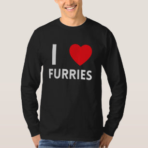 Camiseta Fúrias Corações Bonitas Furry Fandom Amor 3