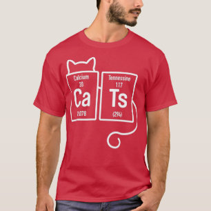 Camiseta Furioso dos Elementos de Mesa Periódicos do CATS