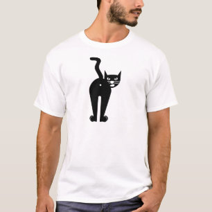 Camiseta Furo do bumbum do gato preto