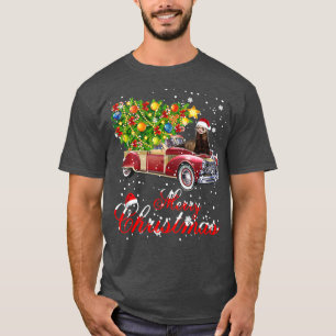 Camiseta Furões Cavalgam Caminhão Vermelho Natal Pajama