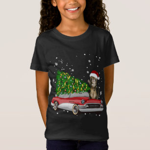 Camiseta Furões Cavalgam Red Truck Árvore de Natal Xmas