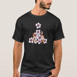 Camiseta Furões trabalho de arte de designs de furões flora