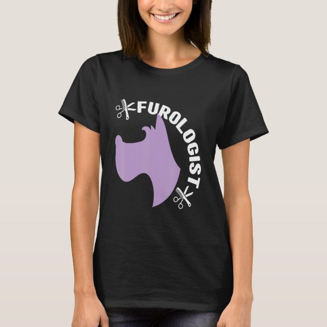 Camiseta Furologist Dog Groomer Pet Grooming Men Women (Frente)