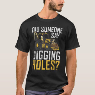 Camiseta Furos de Digitalização Trabalhadores de Construção