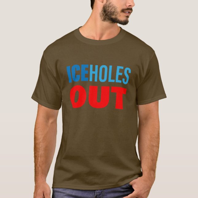 Camiseta FUROS de gelo FORA (Frente)