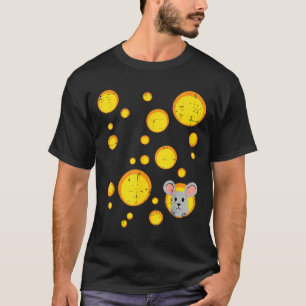 Camiseta Furos de queijo do Halloween Homens de Ratos Cudos