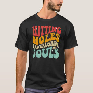 Camiseta Furos e Almas Esmagadoras Cornhole Retro Sa