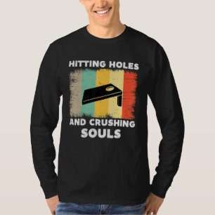 Camiseta Furos E Almas Esmagadoras Cornhole Vintag