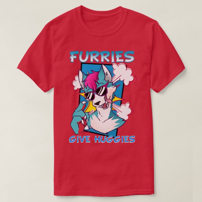 Camiseta Furries dá Huggies I Fandom I Cosplay (Frente do Design)