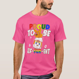 Camiseta Furries De gay Orgulho De Serem Diferentes Fu Feli