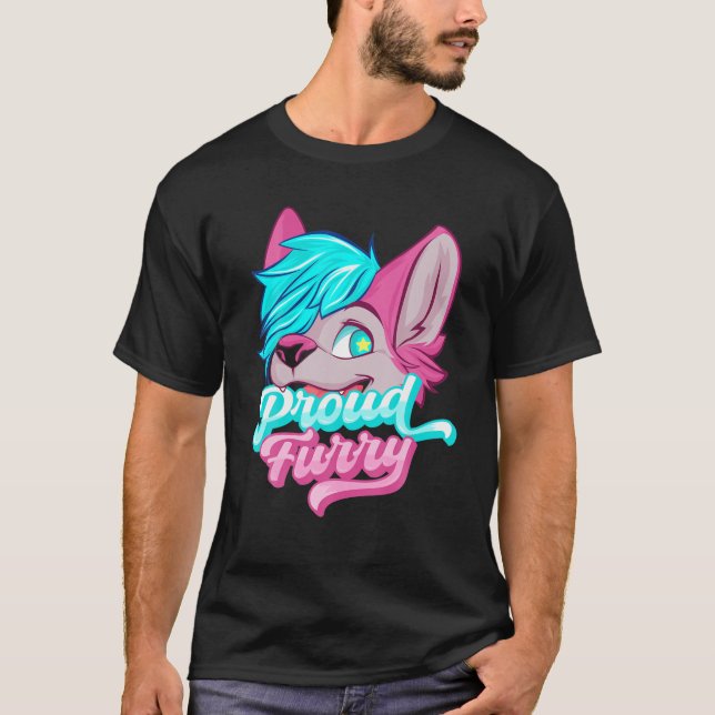 Camiseta Furries Fandom Amante de os animais de Cosplay Fur (Frente)