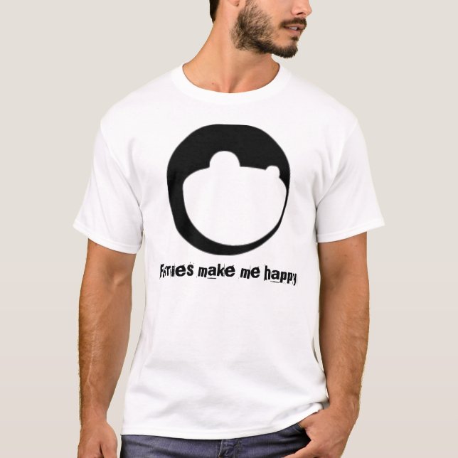 Camiseta Furries faz-me feliz (Frente)