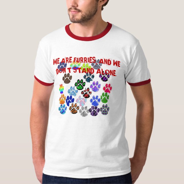 CAMISETA FURRIES FAZEM NÃO AUTÔNOMO (Frente)