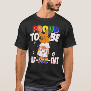 Camiseta Furries querem ser diferentes fursona, um furry en
