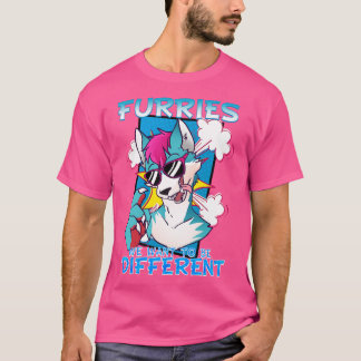 Camiseta Furries queremos ser diferentes I Furries Fandom 5