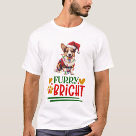 Camiseta Furry & Bright Cardigan Welsh Corgi