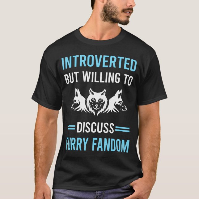 Camiseta Furry Fandom Furrie Fursona Furcase Anthro (Frente)