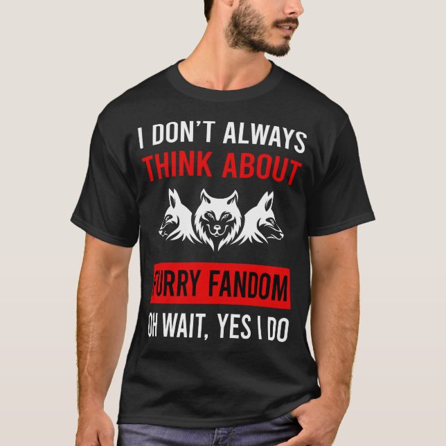 Camiseta Furry Fandom Furrie Fursona Furcase Anthro (Frente)