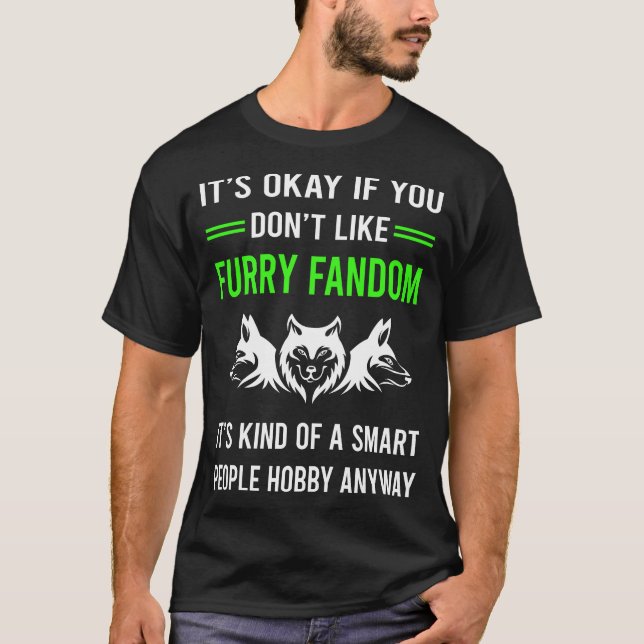 Camiseta Furry Fandom Furrie Fursona Furcase Anthro (Frente)