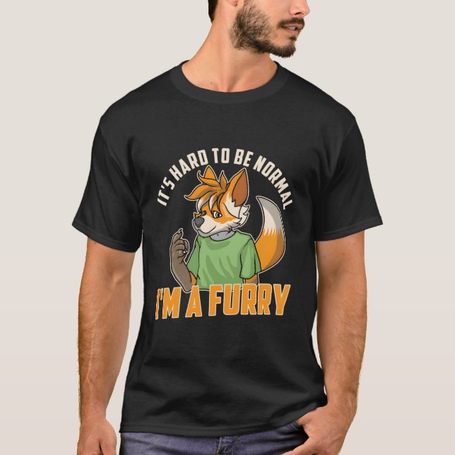 Camiseta Furry Fandom Furries Fursona Furfatos (Frente)