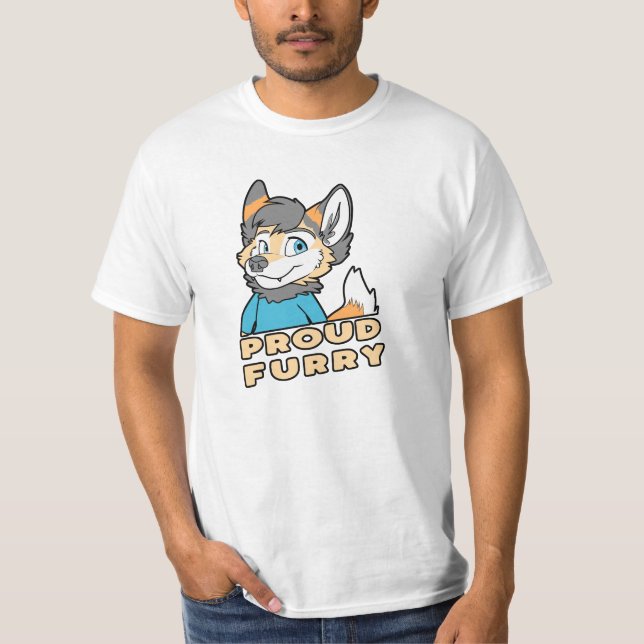 Camiseta Furry Fandom Furry Fandom Presente (Frente)