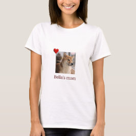 Camiseta Furry Friend, Loving Mom – Custom Dog T-Shirt