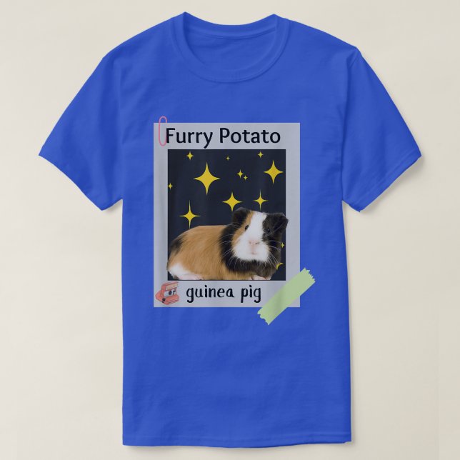 Camiseta Furry Potato Funny Guinea-pig Wrong Animal Name Jo (Frente do Design)