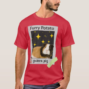 Camiseta Furry Potato Funny GuinéPig Nome Animal Errado Jok