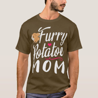 Camiseta Furry Potatoe Mãe Para O Prêmio Do Lover Da Guiné