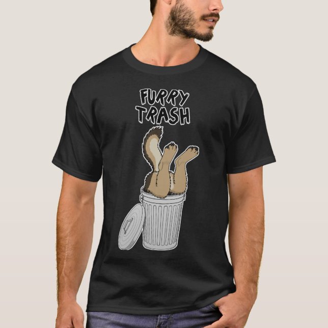 Camiseta Furry Trash German Shepherd (Frente)