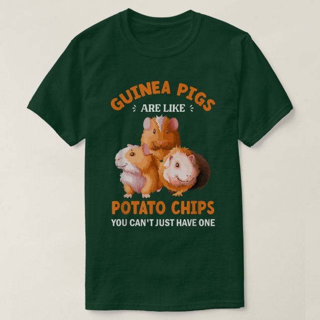 Camiseta Furtado Potato Guiné Pig Quote Pet (Frente do Design)