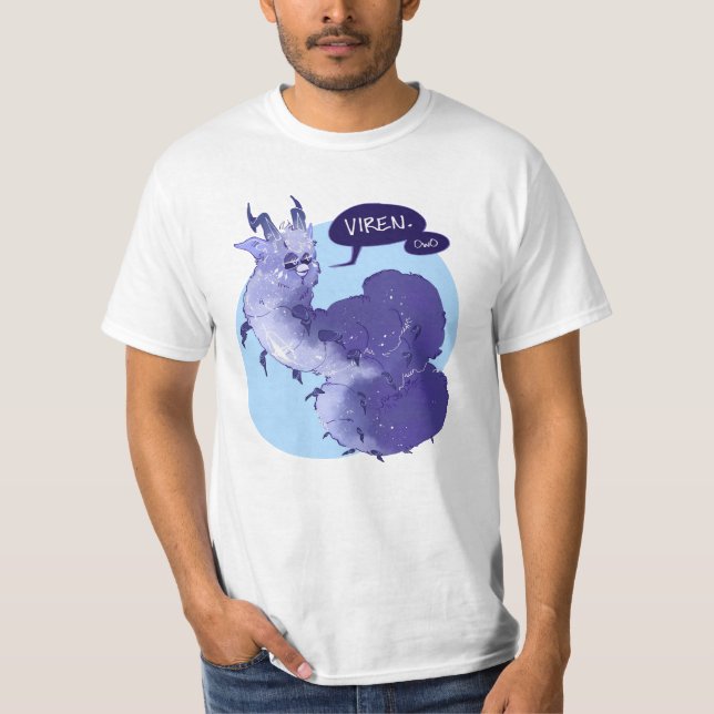 Camiseta Furto desconfortavelmente longo (Frente)