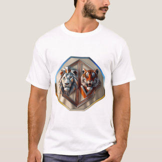 Camiseta Fury Fractal: Leão vs Tiger