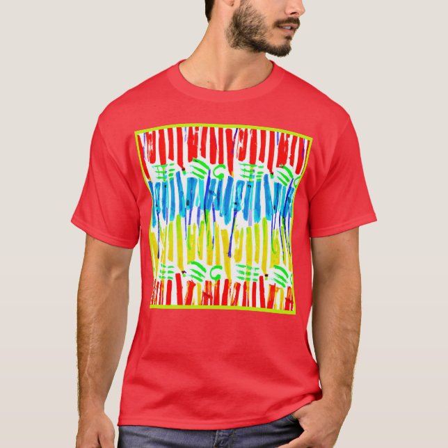 Camiseta Fusão de Arte Cromática (Frente)