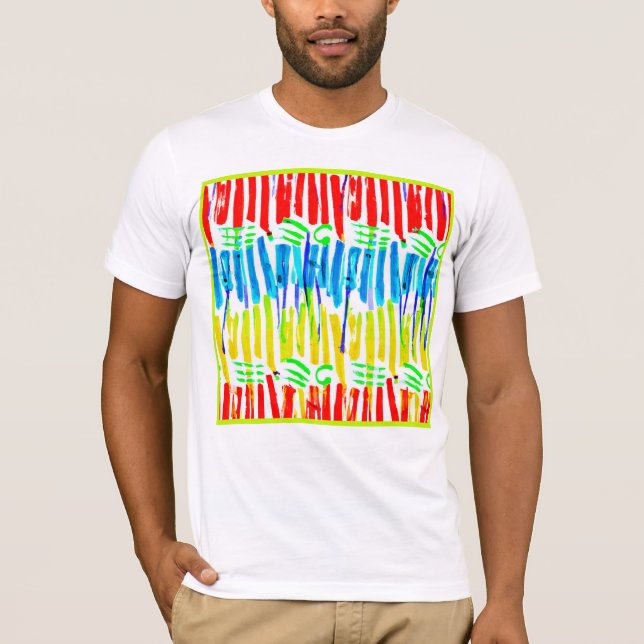 Camiseta Fusão de Arte Cromática (Frente)