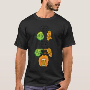 Camiseta Fusão de Cerveja Fusão de Lúpulo e Malte Homem q