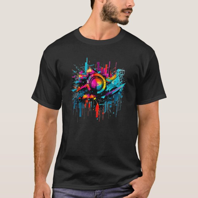Camiseta Fusão de grafite Eleva seu estilo com o artigo urb (Frente)