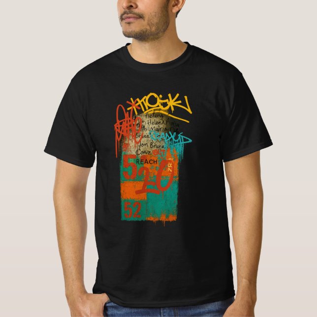 Camiseta Fusão de Grafite Urbano (Frente)