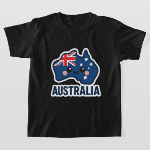 Camiseta Fusão Kawaii na Austrália - Negrito e Adorável