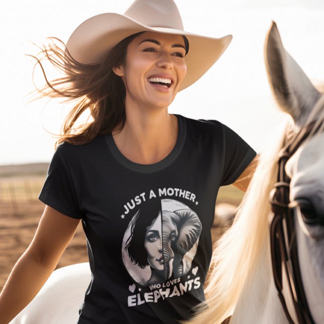 Camiseta Fusão Majestosa: Mulher Elefante (Criador carregado)