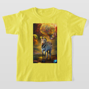 Camiseta Fusão Neuro-Safari e Zebra