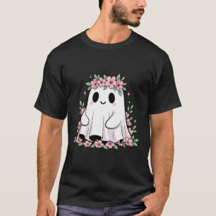 Camiseta Fuseleira-Fantasma Floral Flor-Rosa Octobe-Louco-L
